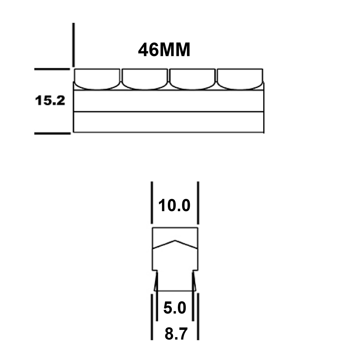 Mafac 4 Dot Insert Replacement Pad